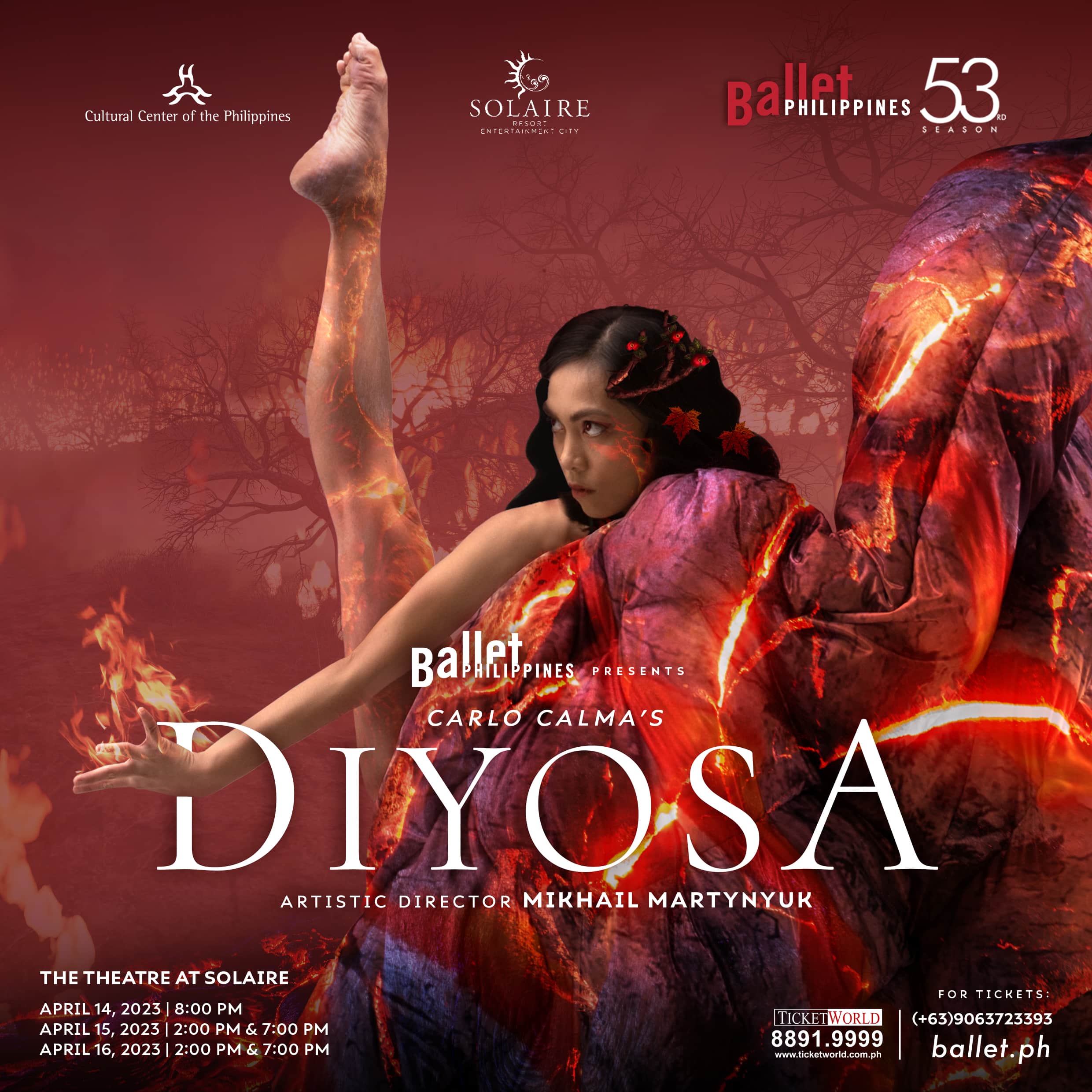 CARLO CALMA’S DIYOSA BY BALLET PHILIPPINES