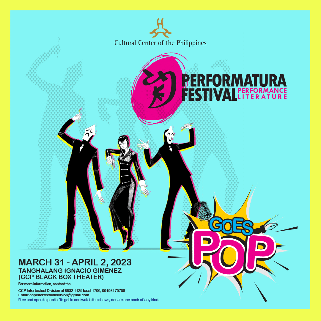 PERFORMATURA 2023: PERFORMANCE LITERATURE FESTIVAL “Performatura Goes Pop”