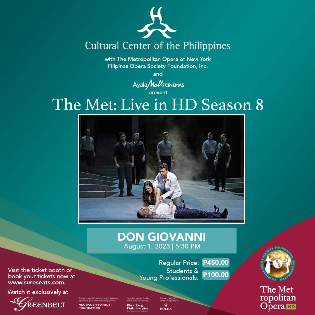 The Met: Live in HD Season 8 – Wolfgang Amadeus Mozart’s “Don Giovanni”