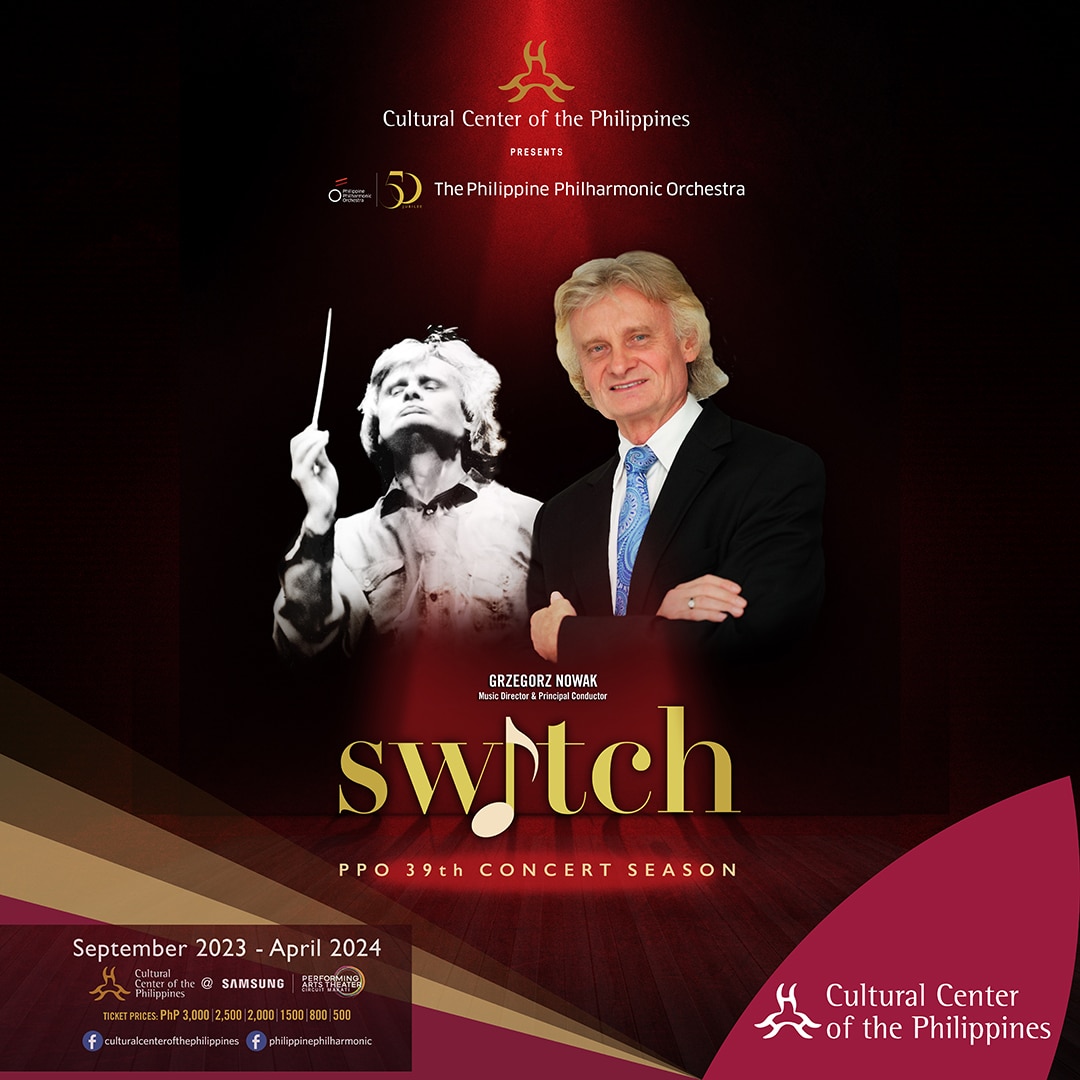 PHILIPPINE PHILHARMONIC ORCHESTRA “SWITCH” – PPO 39th Concert Season