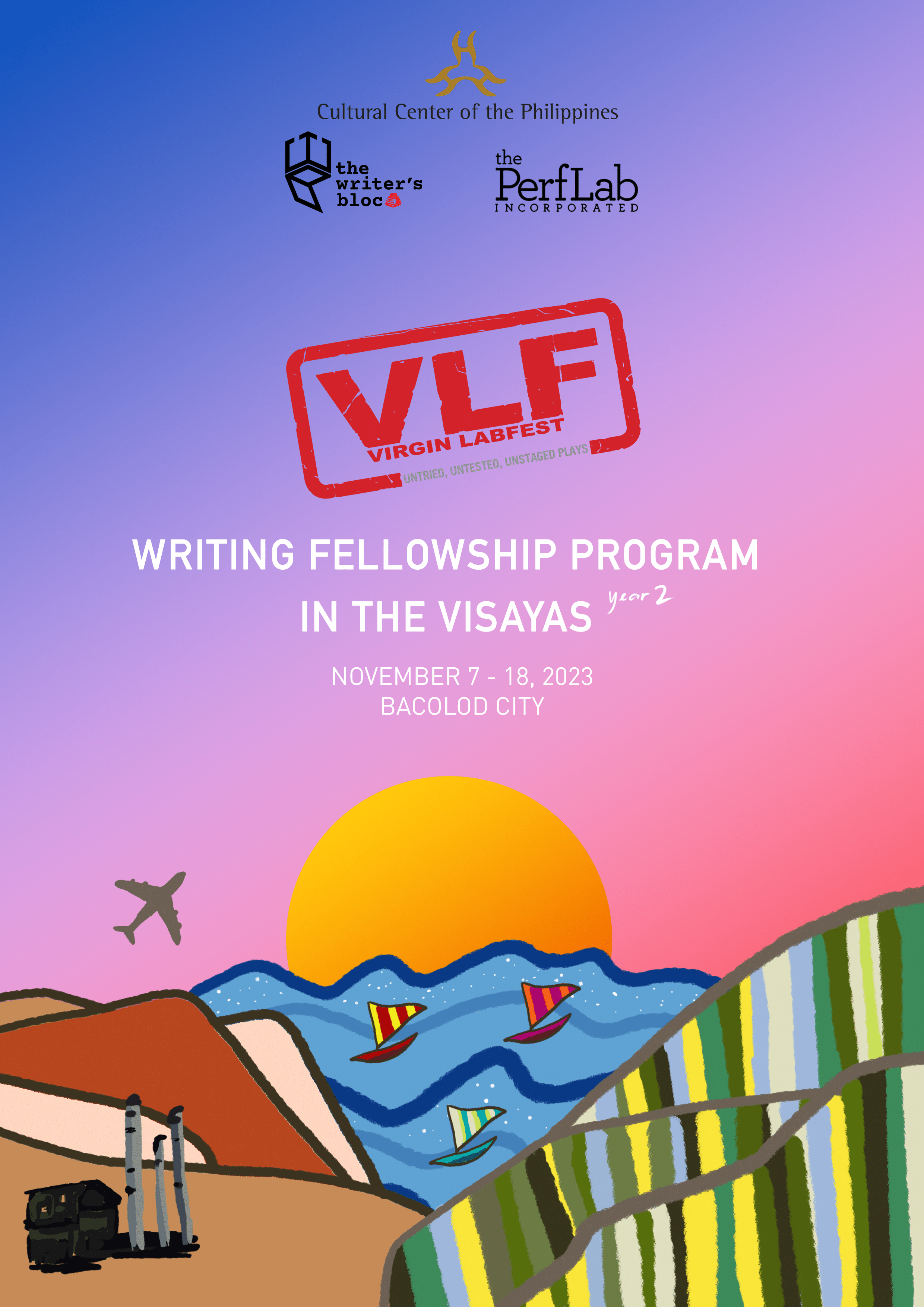 CCP NAMES EIGHT FELLOWS ACCEPTED TO THE VIRGIN LABFEST WRITING FELLOWSHIP PROGRAM IN THE VISAYAS YEAR 2