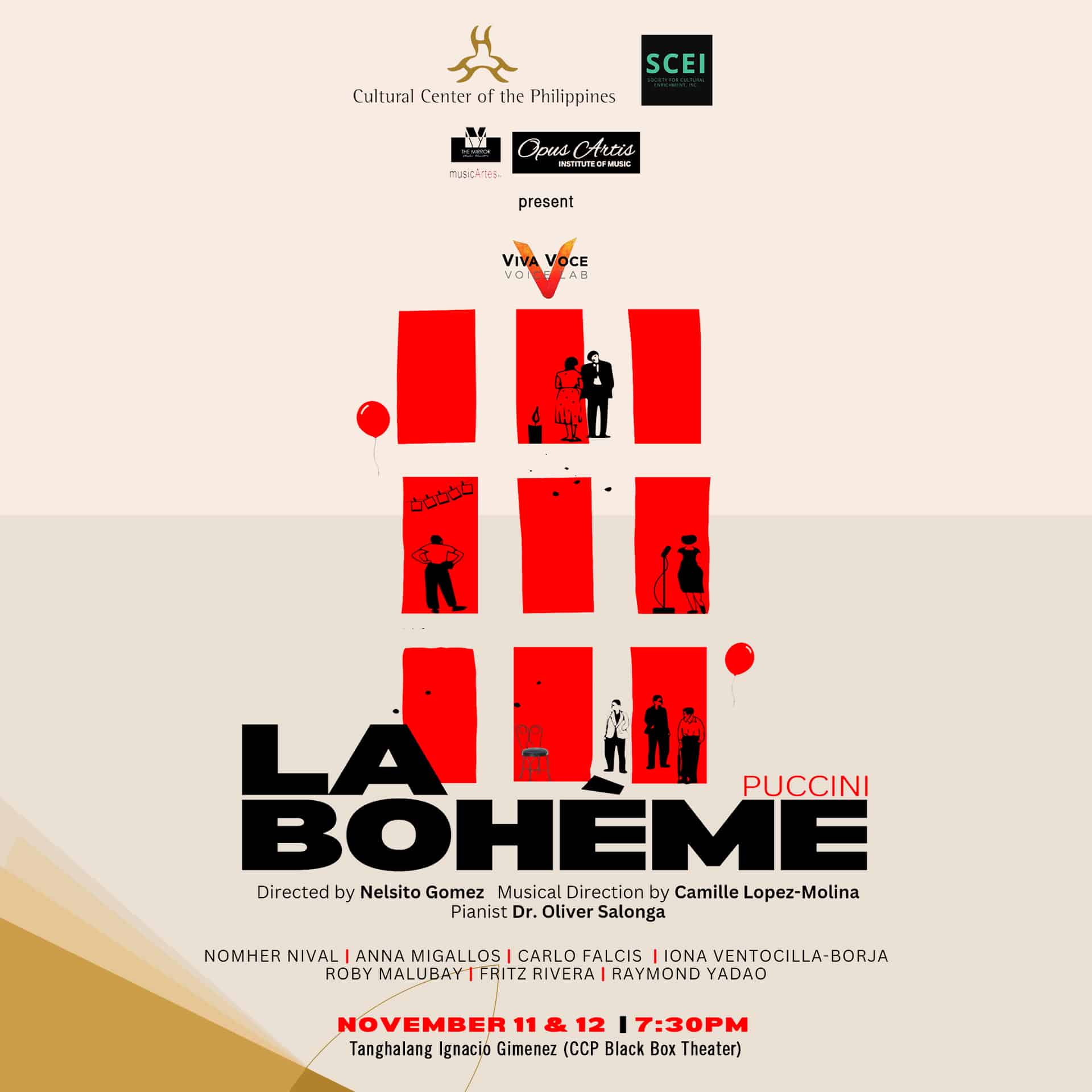 GIACOMO PUCCINI’S “La bohème”