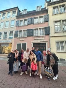 Mabuhay Philippines team at Beethoven's birthplace in Bonn, Germany