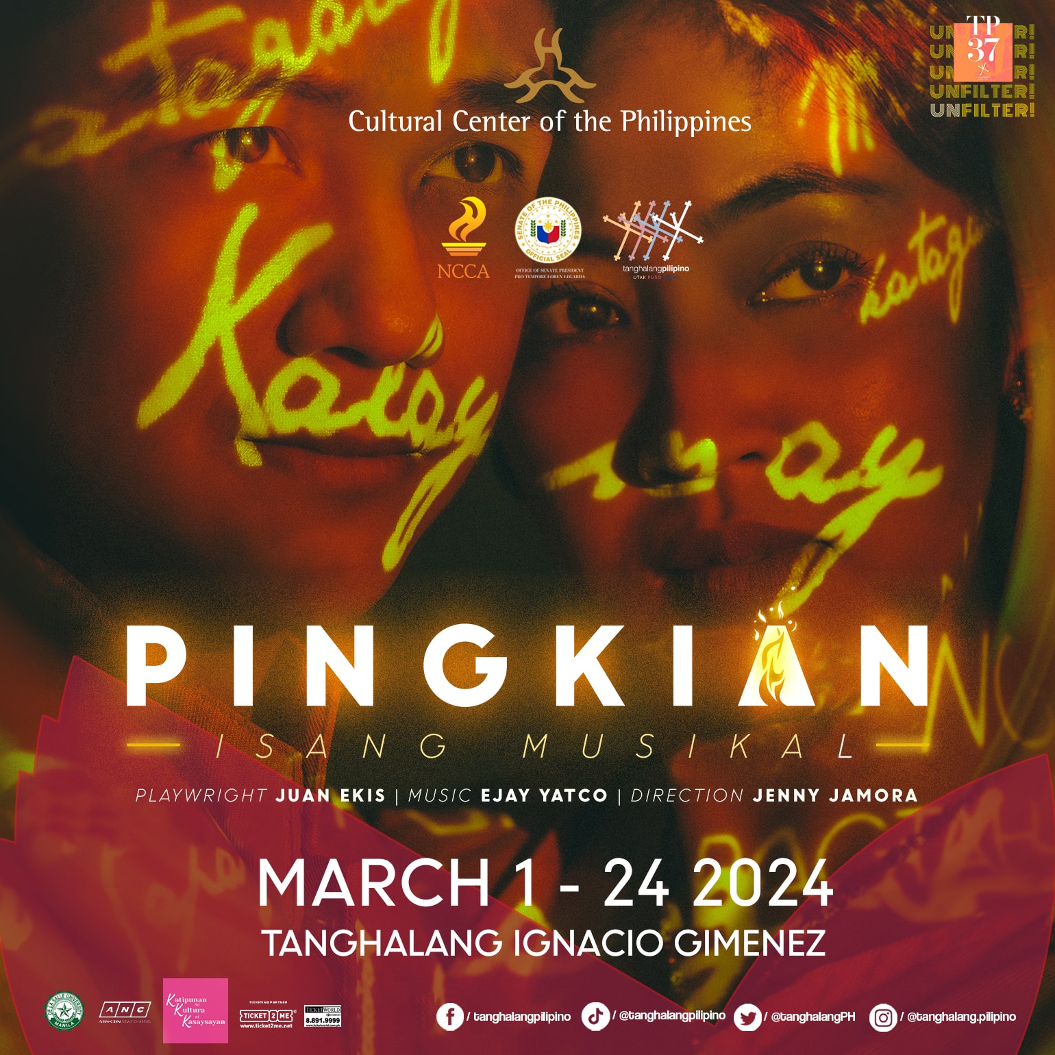 TANGHALANG PILIPINO’S “PINGKIAN: ISANG MUSIKAL”