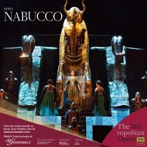 THE MET: LIVE IN HD SEASON 9 – GIUSEPPE VERDI’S “NABUCCO”