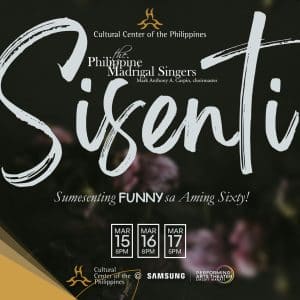 THE PHILIPPINE MADRIGAL SINGERS’ “SISENTI”