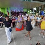 RMMC Sinag-Laya enthralls audiences at an evacuation center in Barangay Bingkungan.