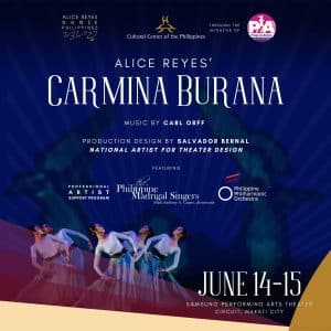 ALICE REYES’ CARMINA BURANA