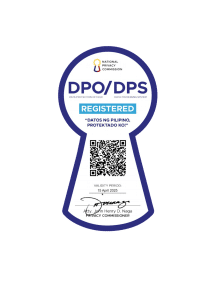 NPC DPO-DPS Seal of Registration