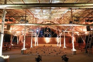 THE CCP BAMBOO PAVILION AT THE LIWASANG KALIKASAN BECOMES THE CANVAS FOR DAGITAB DIGTAL LIGHT SHOW