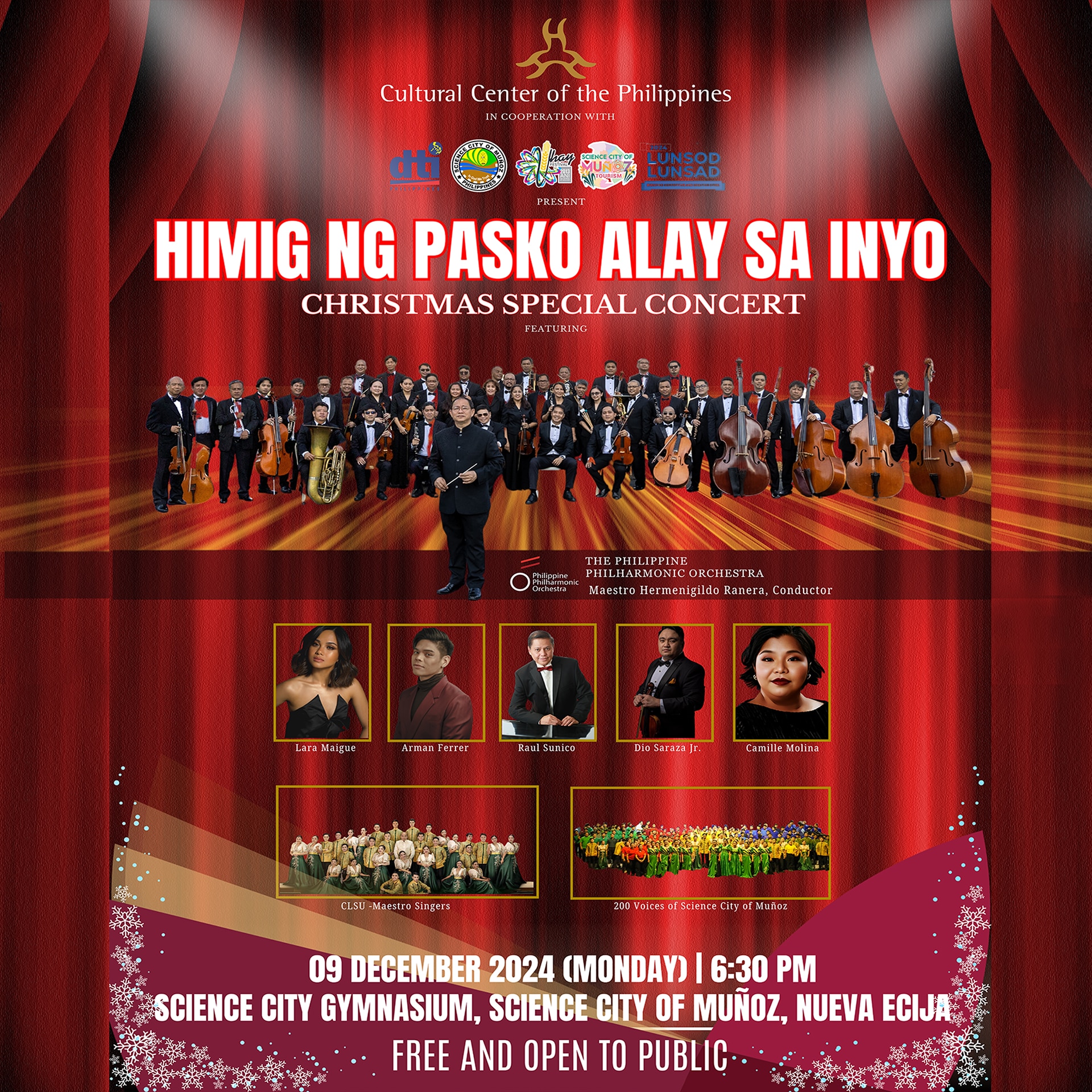 HIMIG NG PASKO ALAY SA INYO (CHRISTMAS SPECIAL CONCERT) Featuring the Philippine Philharmonic Orchestra