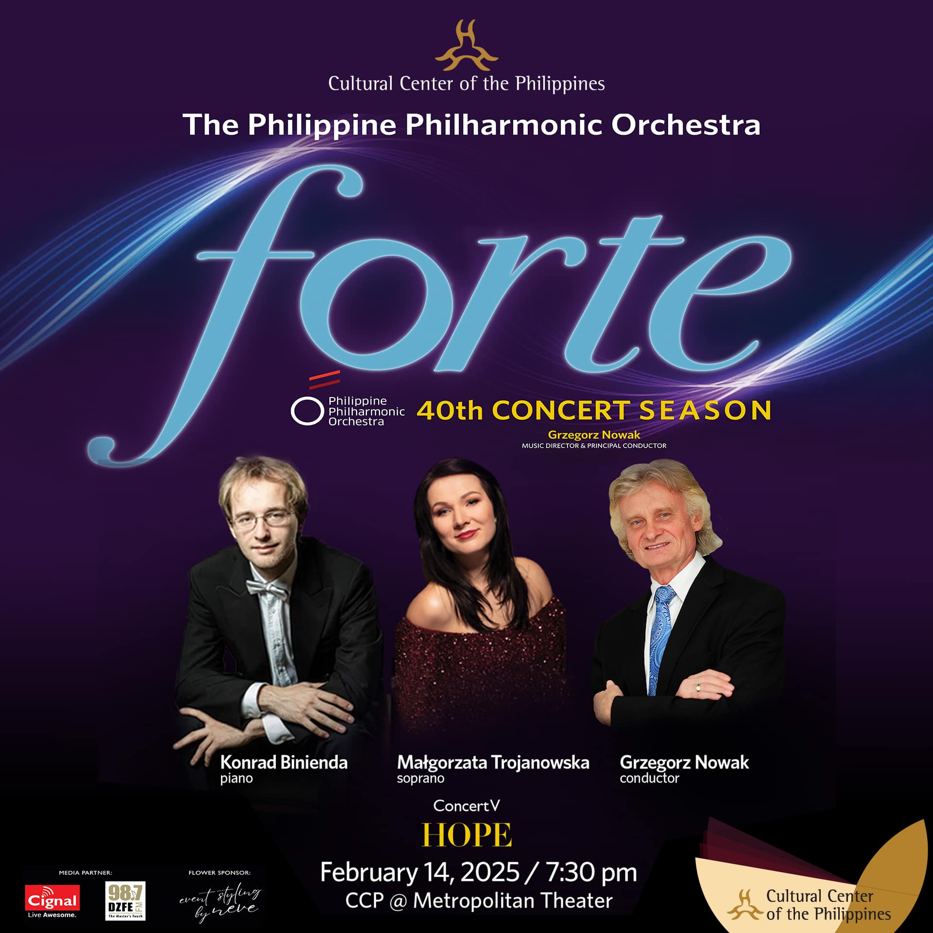 PPO 40th Concert Season Series V – Hope