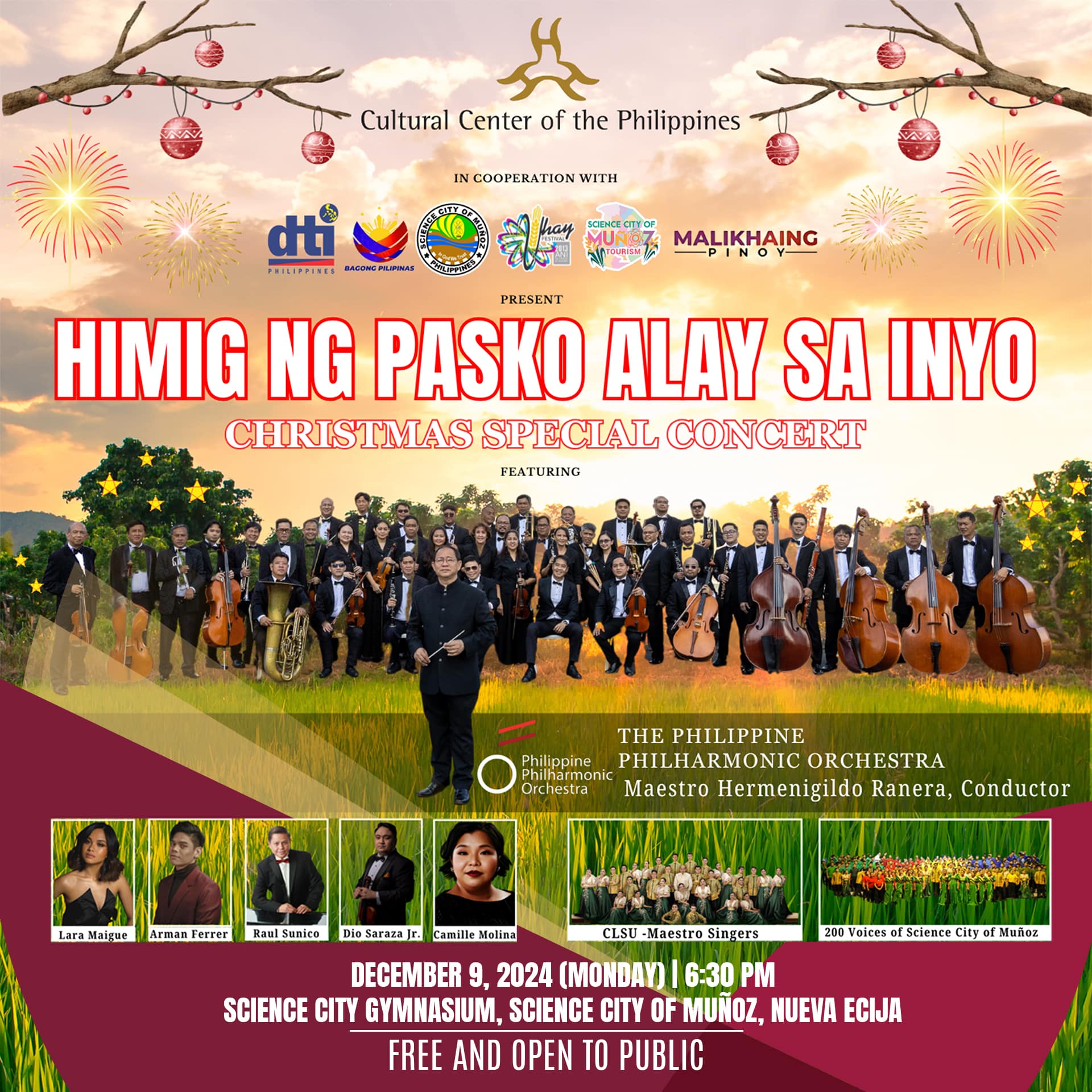 HIMIG NG PASKO ALAY SA INYO (CHRISTMAS SPECIAL CONCERT) Featuring the Philippine Philharmonic Orchestra