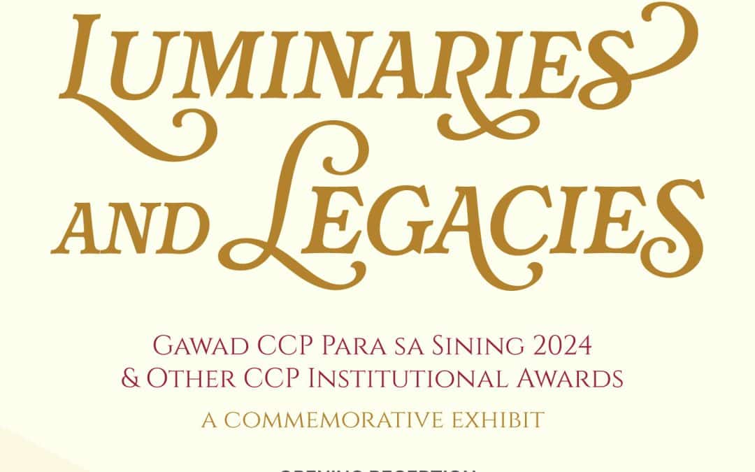 CCP PRESENTS ‘LUMINARIES AND LEGACIES’ EXHIBIT