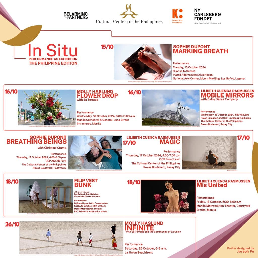 IN SITU: PERFORMANCE AS EXHIBITION – The Philippine Edition