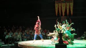 Mindanao State University-Sining Kambayoka Ensemble with their performance of “Pilandok” at the CCP Tanghalang Ignacio Gimenez. (Photo by Chinggay Bernardo)