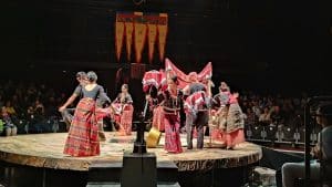 Sining Sarangan Ensemble of General Santos City with their performance of “Si Nonoy at Si Inday” at the CCP Tanghalang Ignacio Gimenez. (Photo by Chinggay Bernardo)