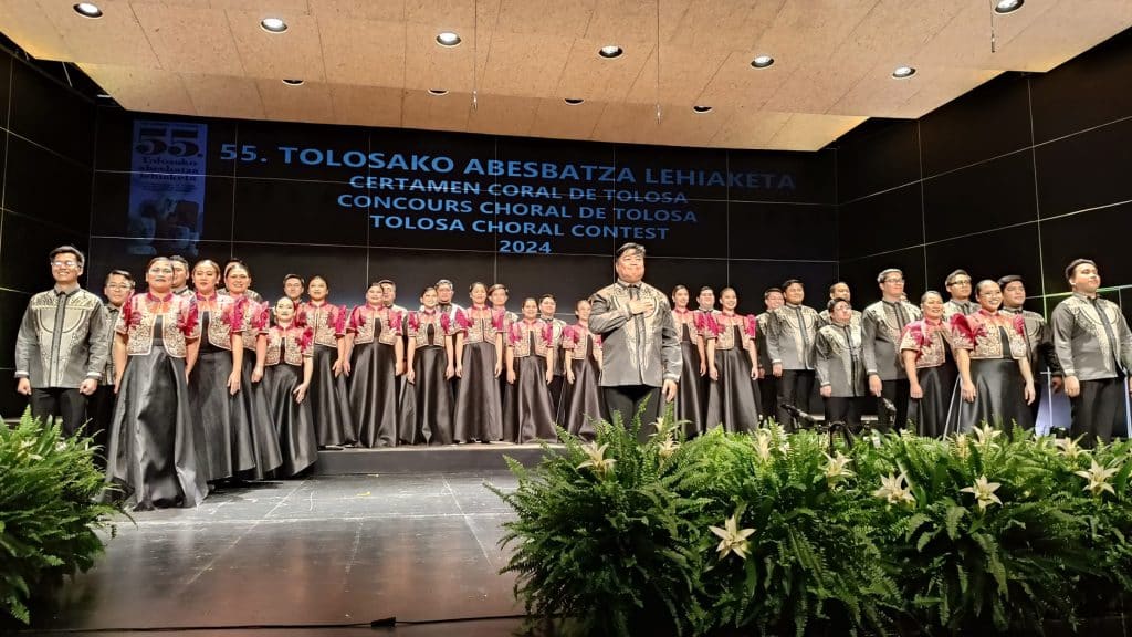 SING PHILIPPINES YOUTH CHOIR SHINES AT THE 55TH TOLOSA CHORAL COMPETITION IN SPAIN