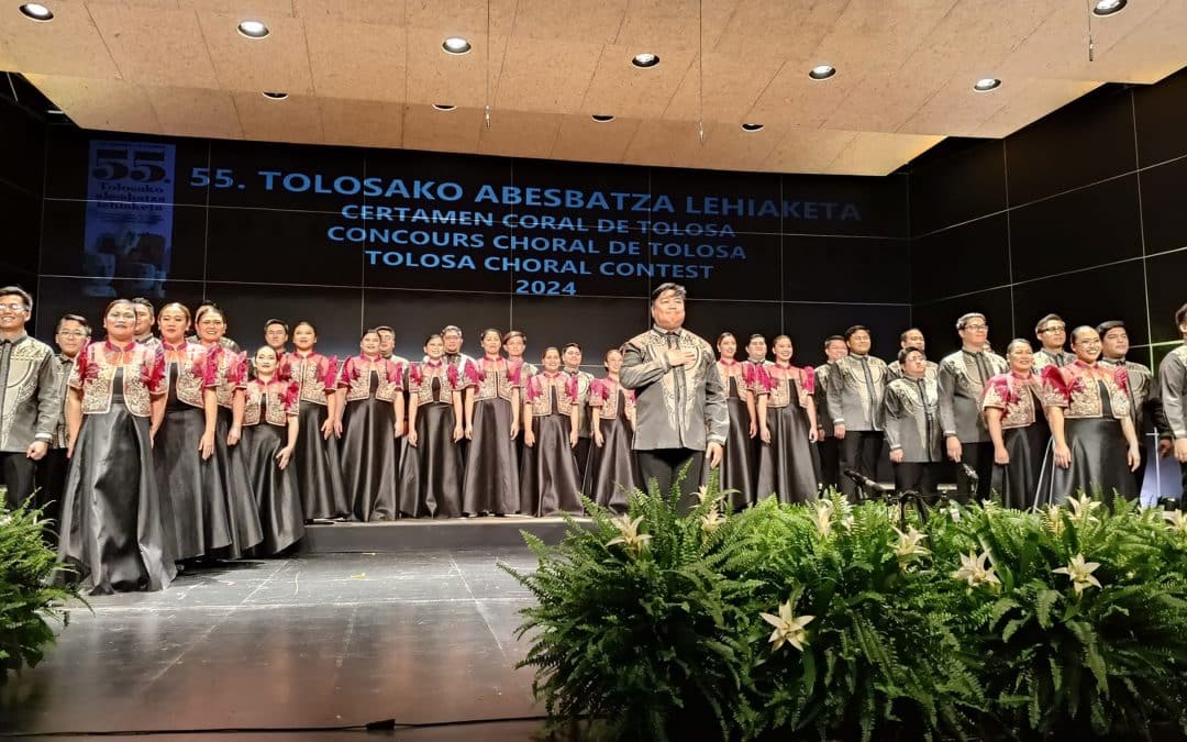 SING PHILIPPINES YOUTH CHOIR SHINES AT THE 55TH TOLOSA CHORAL COMPETITION IN SPAIN