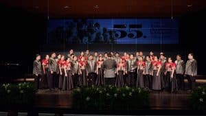 The AOV Sing Philippines Youth Choir performs at the Tolosa Choral Competition in Spain.