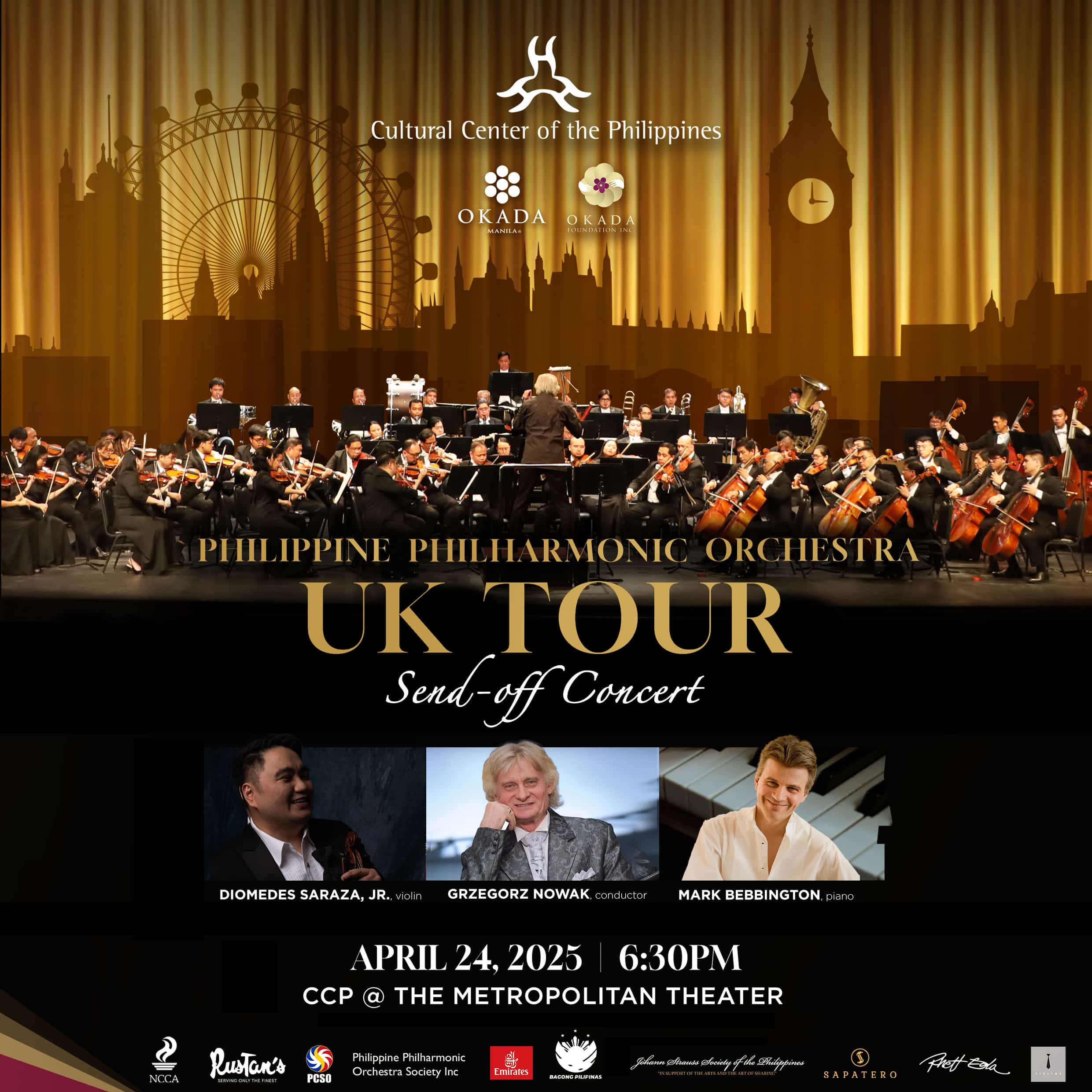 PHILIPPINE PHILHARMONIC ORCHESTRA UK TOUR SEND-OFF CONCERT